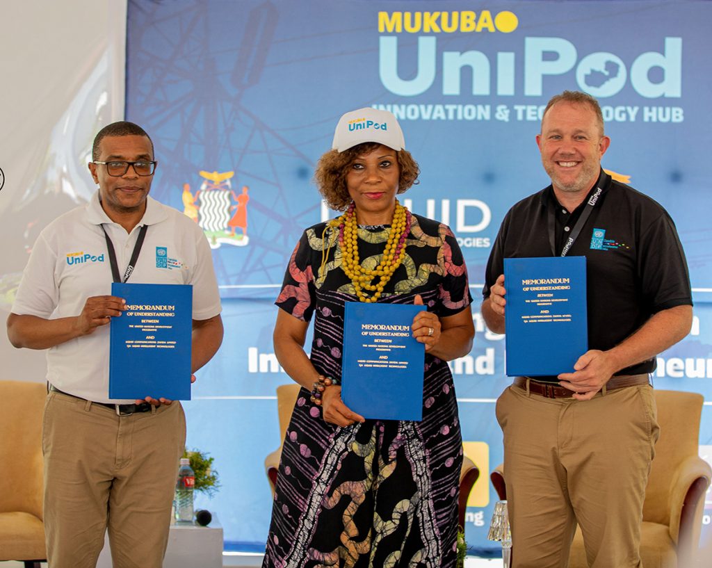 Liquid Zambia signs MOU with UNDP to provide connectivity services