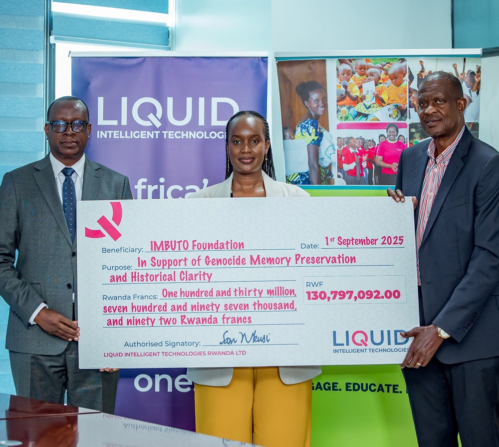 Liquid Intelligent Technologies makes an annual donation of US$100,000 to Rwanda.